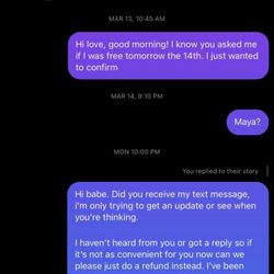 LashedbyM - Trying to reach out. getting ignored