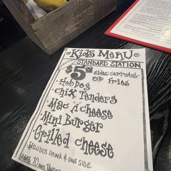 The Standard Station - Kid's menu - Sports Bars Near Me - El Segundo, California The Standard Station - Kid's menu - Sports Bars Near Me - El Segundo, California