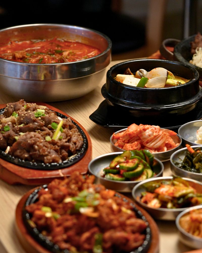 Food from Da Rae K-BBQ & Soon Tofu