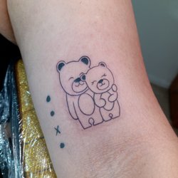 South Bay’s Sidro Tattoo - A teddy bear tattoo I got for my parents (momma bear & poppa bear)