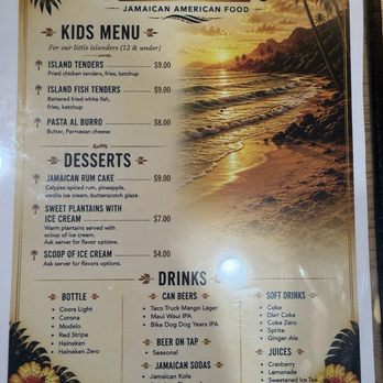 Island Soul Kitchen - Kid, drink, and dessert menu - Soul Food Near Me - Sacramento, California