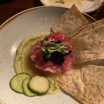 Foreign Cinema - Hawaiian ahi poke & taro chips - Breakfast & Brunch Near Me - San Francisco, California