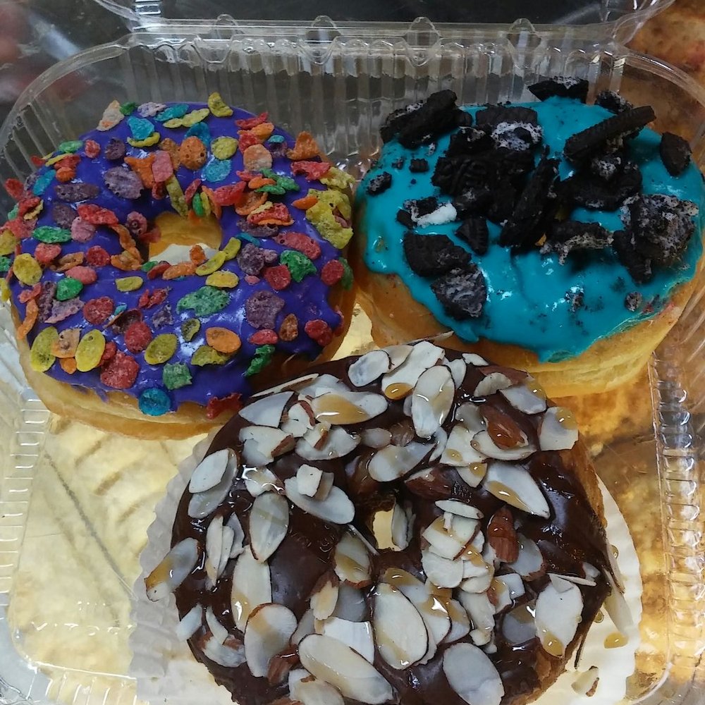 Bakers Donuts - Cute and tasty!! Took pic before she gave the free one. - Donuts Near Me - Sacramento, California Bakers Donuts - Cute and tasty!! Took pic before she gave the free one. - Donuts Near Me - Sacramento, California