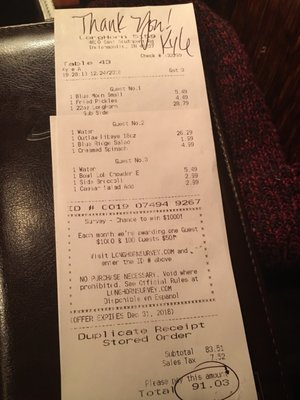 Menu photo 8 LongHorn Steakhouse Indianapolis, IN