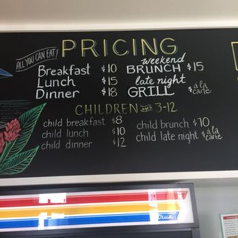 Pier Nine By Sam Choy - Menu - Buffets Near Me - Honolulu, Hawaii