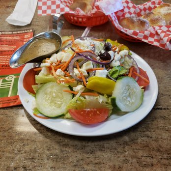 Stromboli Pizza - Greek salad - Pizza Near Me - Plantation, Florida