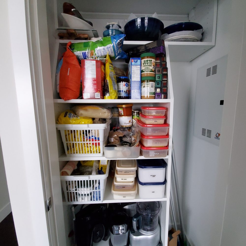 Clever Quarters - pantry full - Home Organization Near Me - Port Coquitlam, British Columbia