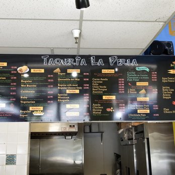 Taqueria La Perla - Menu - April 2019 - Mexican Near Me - Pacifica, California Taqueria La Perla - Menu - April 2019 - Mexican Near Me - Pacifica, California