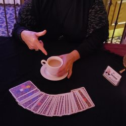 Jorianne the Coffee Psychic - You can Hire me to do psychic readings at your event.