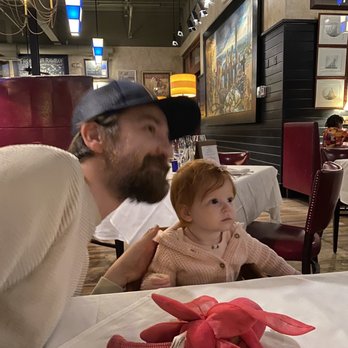 Max's Oyster Bar - Inside seating and my cute lil bb (who was an angel through a 2hr dinner!) - American Near Me - West Hartford, Connecticut Max's Oyster Bar - Inside seating and my cute lil bb (who was an angel through a 2hr dinner!) - American Near Me - West Hartford, Connecticut