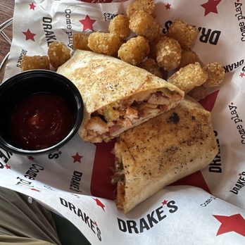 Drake's - Buffalo Chicken Wrap - New American Near Me - Bristol, Tennessee