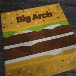 Greasy ol' Big Arch Burger.