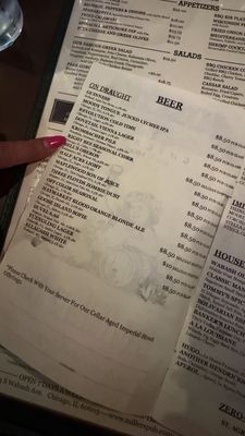 Menu photo 1 Miller's Pub Chicago, IL Menu photo 1 Miller's Pub Chicago, IL