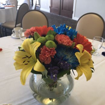 Serrano Flowers - These are the flowers Gigi did for my son's baseball banquet. The flowers were fresh, colorful and bright! - Florists Near Me - Riverside, California