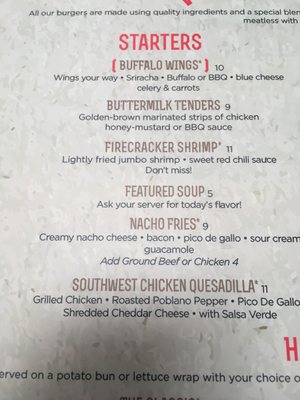 Menu photo 4 Burger Theory Phoenix, AZ