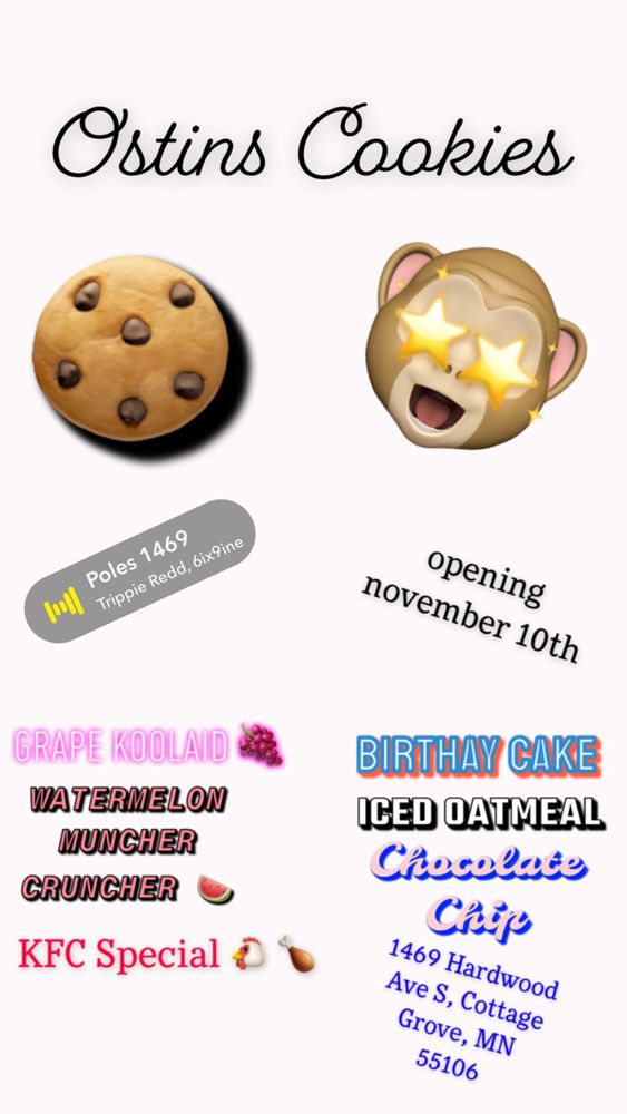 OSTINS COOKIES 1469 Hardwood Ave s, Cottage Grove, Minnesota Custom Cakes Yelp