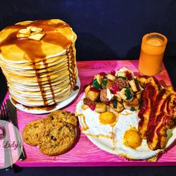 Chocolate Lady’s Confections - All edible breakfast cake for Mother's Day or any occasion that you eat breakfast
