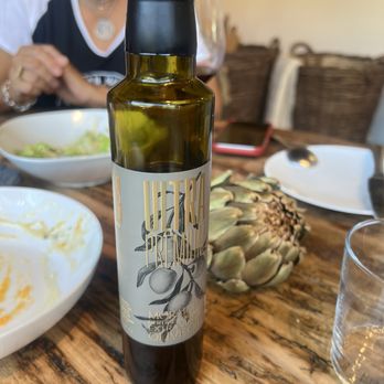 Ettore Osteria - This delicious olive oil is on the table and you can purchase it for $22 from their market on site. - Italian Near Me - Los Angeles, California Ettore Osteria - This delicious olive oil is on the table and you can purchase it for $22 from their market on site. - Italian Near Me - Los Angeles, California