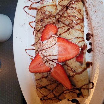 Simple Simon's Bakery & Bistro - Crepes w bananas, strawberries, nutella - Bakeries Near Me - Riverside, California