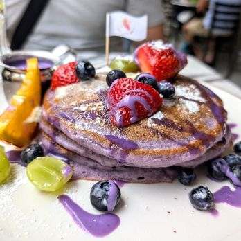 The Hangout - Ube Pancakes - Breakfast & Brunch Near Me - Walnut Creek, California The Hangout - Ube Pancakes - Breakfast & Brunch Near Me - Walnut Creek, California