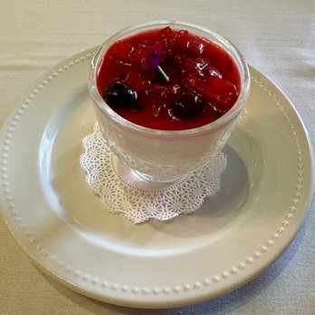 Marfil Bistro - Red berries Pannacotta - Breakfast & Brunch Near Me - Doral, Florida Marfil Bistro - Red berries Pannacotta - Breakfast & Brunch Near Me - Doral, Florida