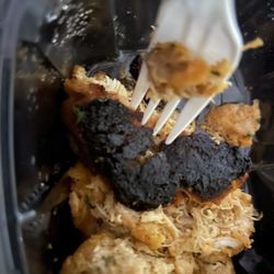 Lulu's Express - 5oz crab cake... burnt terribly.