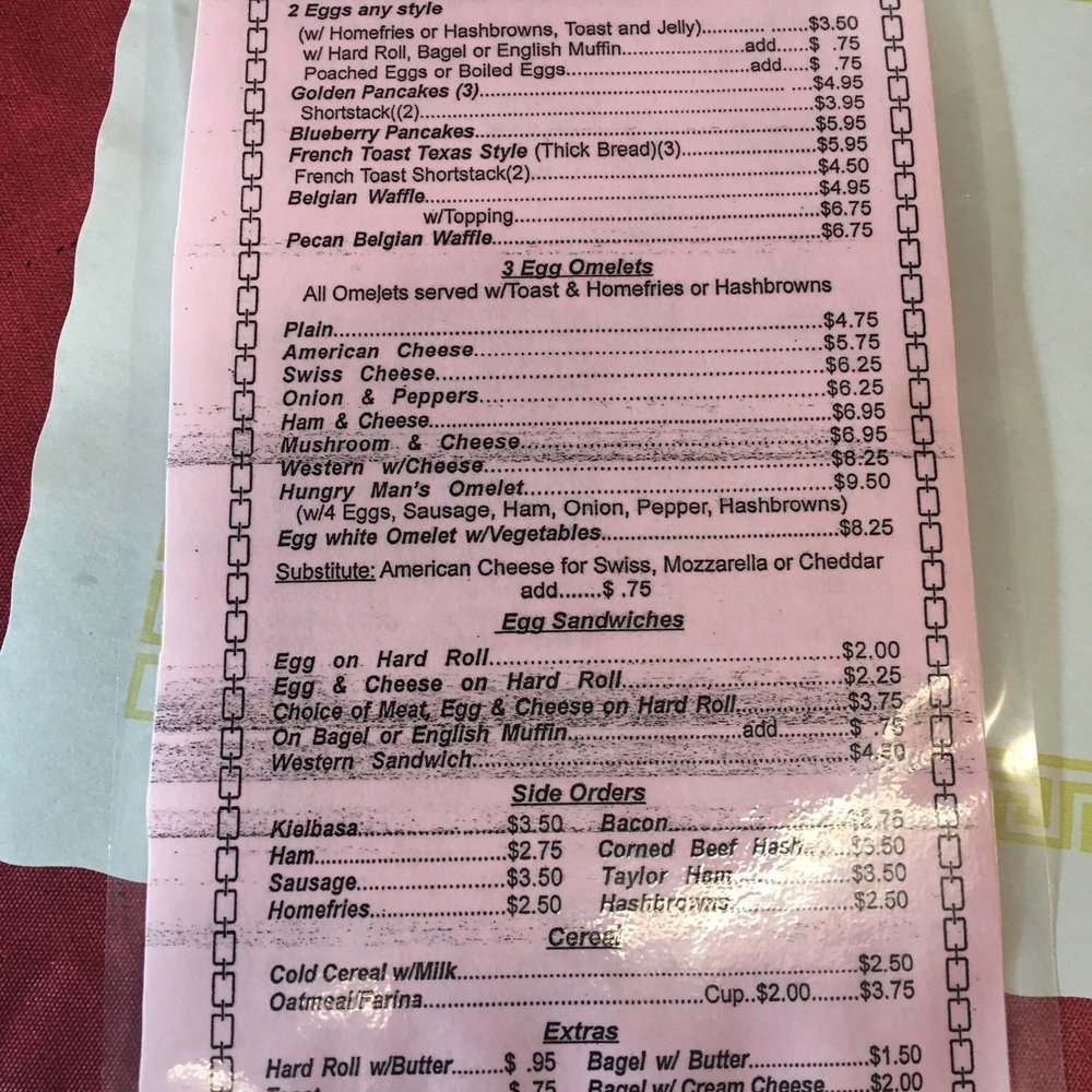 Irene's Eldred Diner - the menu - American Near Me - Eldred, New York
