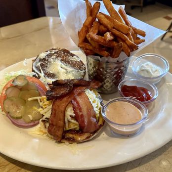 The Cheesecake Factory - Bacon-Bacon Cheeseburger - American Near Me - Henderson, Nevada The Cheesecake Factory - Bacon-Bacon Cheeseburger - American Near Me - Henderson, Nevada