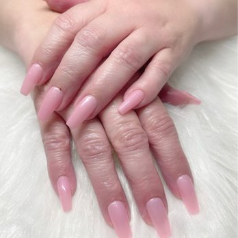 Natural Nails Salon - Coffin Style Gel X Nails - Nail Salons Near Me - Martinez, California Natural Nails Salon - Coffin Style Gel X Nails - Nail Salons Near Me - Martinez, California