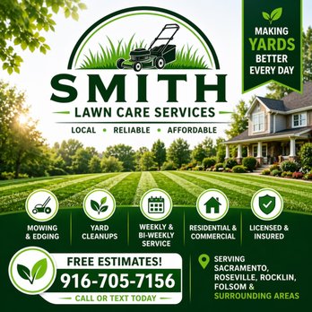 Smith Lawn Care Services - Lawn Services Near Me - Roseville, California Smith Lawn Care Services - Lawn Services Near Me - Roseville, California