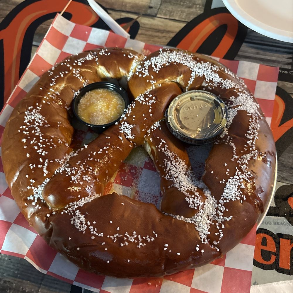 Docksiders Pub & Oven - Giant pretzel - Pizza Near Me - Hilton, New York Docksiders Pub & Oven - Giant pretzel - Pizza Near Me - Hilton, New York