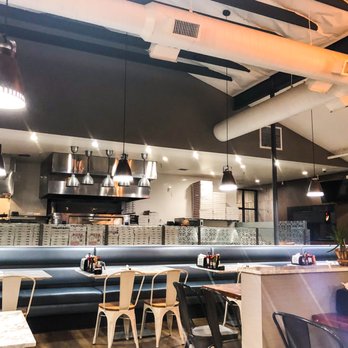 Crust Kitchen - View of kitchen - and pizza boxes! - Pizza Near Me - San Diego, California