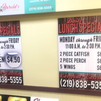 Harold's Chicken Shack #30 - Specials - Seafood Near Me - Griffith, Indiana
