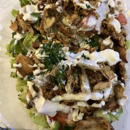 Chicken shawarma salad Chicken shawarma salad