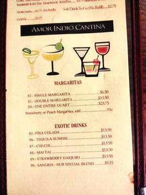 Menu photo 5 Amor Indio City Industry, CA