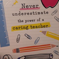 Standiford School - Thank you card to Ms. Lina, an awesome teacher!!!