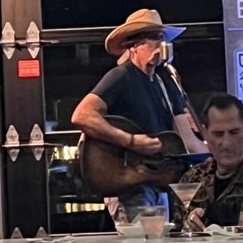 Red’s Kitchen + Tavern - Fred Ellsworth in the flesh. Good music while we ate. Free cds and stickers. - American Near Me - Seabrook, New Hampshire