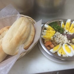 Fuul with boiled eggs!!