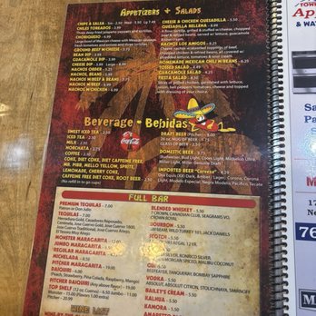 Los Amigos Mexican Restaurant - Menu - Mexican Near Me - New Castle, Indiana