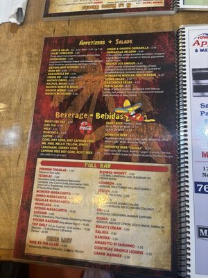 Menu photo 5 Los Amigos Mexican Restaurant New Castle, IN
