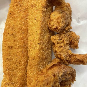 Angie's Fish and Wings - 2 Fish and 3 Shrimp - American Near Me - Tulsa, Oklahoma