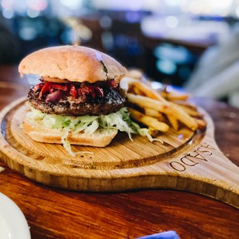 Asado Argentinian Grill - a burger and french fries - Argentine Near Me - Orem, Utah