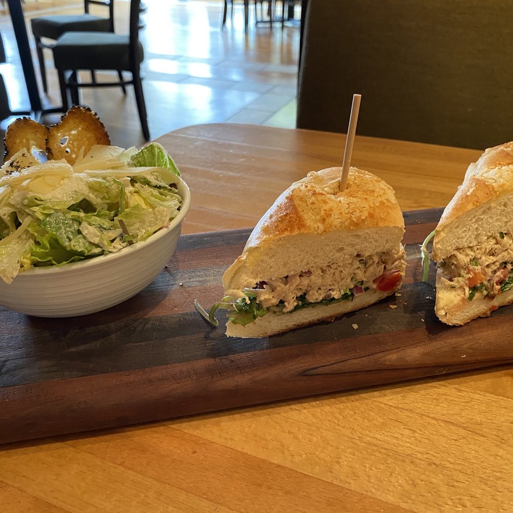Pinstripes - Italian Tuna Sandwich and Cesar Caesar Salad Lunch Combo Meal - Bowling Near Me - Northbrook, Illinois Pinstripes - Italian Tuna Sandwich and Cesar Caesar Salad Lunch Combo Meal - Bowling Near Me - Northbrook, Illinois
