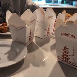 Egg rolls and a few of the items ordered Egg rolls and a few of the items ordered