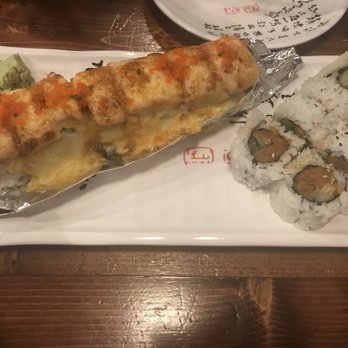 Kansai - Lion king roll and spicy sushi roll - Sushi Bars Near Me - Concord, California