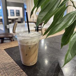 Coconut Mall -- a cinnamon-brown sugar latte with a coconut cream cold foam from their summer menu