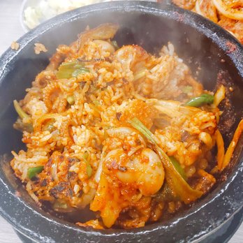 Seoul Haus - Octopus Fried Rice...it was surprisingly amazing! - Korean Near Me - Irvine, California