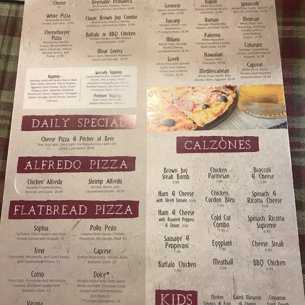 The Brown Jug - Pizza Near Me - Chelsea, Massachusetts