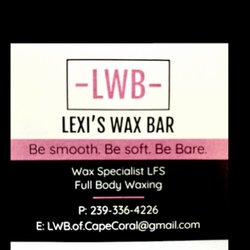 Lexi’s Wax Bar - Welcome to Lexi's Wax Bar of Cape Coral! Specializing in  Full Body Waxing and Brows.
