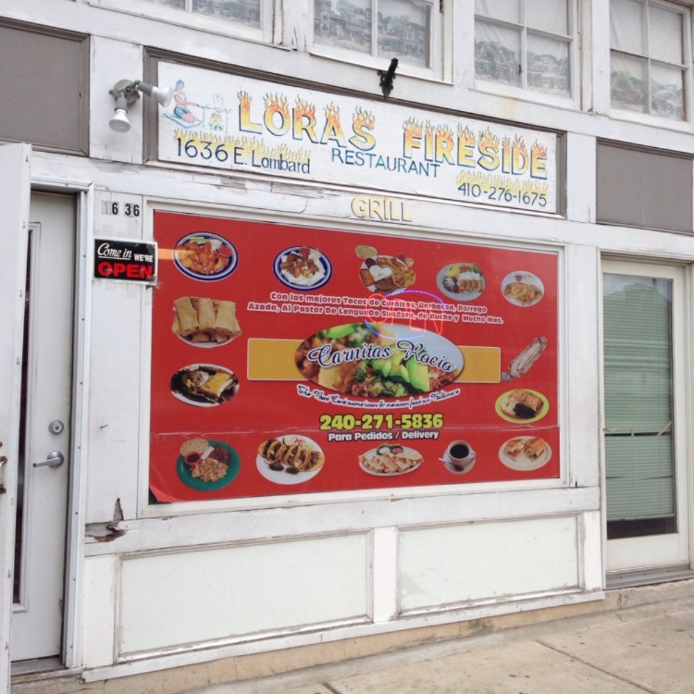 Loras Fireside - Storefront - Latin American Near Me - Baltimore, Maryland Loras Fireside - Storefront - Latin American Near Me - Baltimore, Maryland